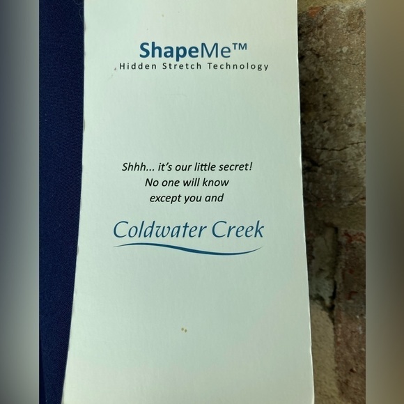 Coldwater Creek Women's Blue Natural Fit Straight Leg - 12 Petite - Picture 6 of 12